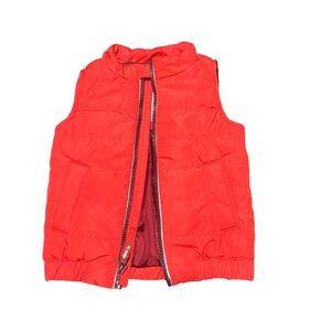 Cat & Jack Bright Red Puffer Vest
